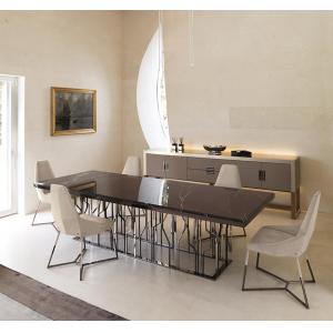Modern Marble Rectangular Dining Table For Fast Food / Bar / Cafe / Hotel