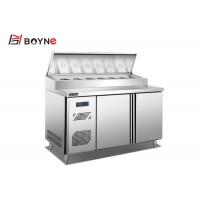 China 0.3m3 Salad Prep Table Refrigerator , 3 Pan Commercial Undercounter Refrigerator on sale