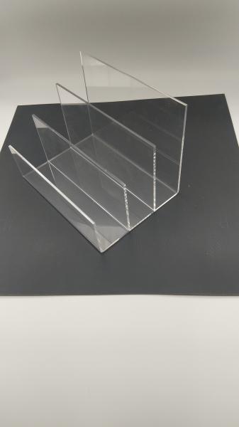 雑誌の文献の本のオフィスの使用風防ガラスの棚のための2018明確なアクリルのホールダー