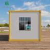 20ft Foldable Container Home Yellow Frame White EPS Wall Panel Steel Frames