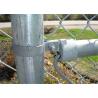 Chain wire Fence for sale 65MM X 65MM X 4.00MM black powder coated