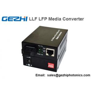 China Fiber Optic Media Converter BIDI WDM 10/100/1000M 1310/1550 20km LLF LFP supplier