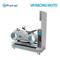 China One Person 4D Racing Car Game Machine / 9D VR Motorcycle Simulator on sale