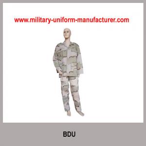 Military Desert Camouflage Battle Dress Uniform for Army Wear