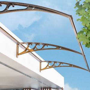 Plastic Bracket Clear Solid Polycarbonate Window Awning Anti-UV Protection