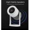 China J1 Mini Portable Projector Android 11.0 Flexible Multi Angle Projection Projector wholesale