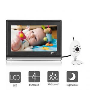 China Monitor Guardian - Wireless Night Vision Baby Monitor with 7 Inch LCD Widescreen supplier