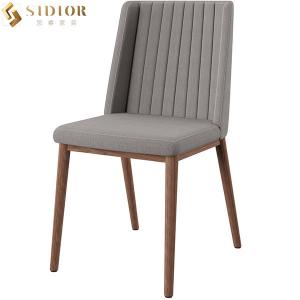 SGS Metal Legs Modern Upholstered Dining Chairs