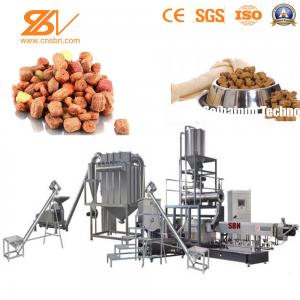 China Saibainuo Dog Food Machine , Kibble Animal Feed Extruder Pet Food Making Machine supplier