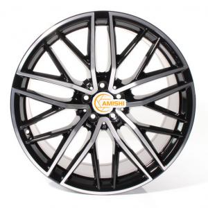 Black Polished 21 Inch Cross Spoke Alloy Rims For Mercedes Benz