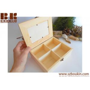 Wooden box with drawers- Wooden desk organizer- Keepsake Jewelry Box - Apothecary Cabinet - Desktop Organizer