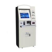 China Lobby Kiosk For Bank With check scanner, money order printer, Id Reader, Cash dispenser S827 on sale