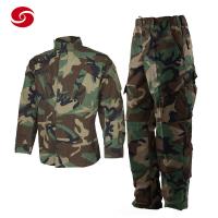 China Woodland Camouflage Print Army Combat Military Uniform Polyester / Cotton on sale