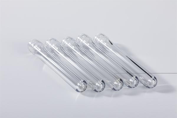 Clear Plastic 35g 24mm PET Preform For Cosmetic Shampoo Bottle