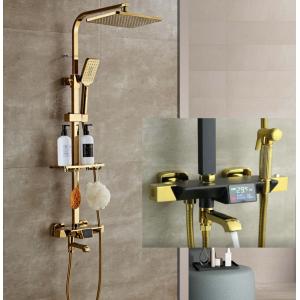 CE Brass Thermostatic Intelligent Electricity Shower Faucet