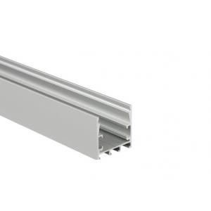 China Light LED Strip Edge Lighting Aluminium Profile For Goods Shelf Lighting Extrusion supplier