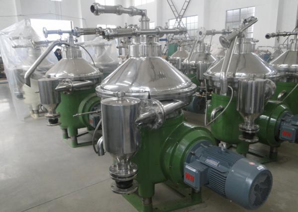 PLC Control Disk Bowl Centrifuge , Centrifugal Oil Separator For Fish Meal