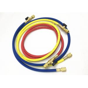China Air Conditioning Service Freon Refrigerant Hoses With Ball Valves For R410A supplier