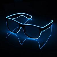 China Luminous Glasses Blinds Glow Sunglasses For Party Bar Flash LED Light Toys Easy on sale