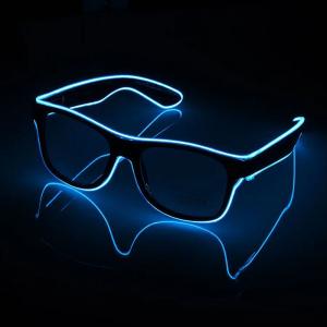 Luminous Glasses Blinds Glow Sunglasses For Party Bar Flash LED Light Toys Easy
