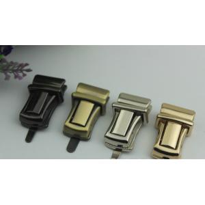 China Bag hardware accessory zinc alloy purse clasp handbag metal push lock supplier