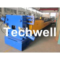 China Square Downspout / Downpipe / Rainspout Roll Forming Machine For Rainwater Pipes on sale