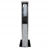 China Large Volume 1 Gallon Touchless Stainless Steel Pedal Pump Hand Sanitizer Dispenser Free Stand wholesale