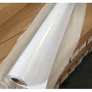 China White Sparkle Cold Lamination Film Self Adhesive For Indoor / Outdoor Advertising supplier