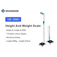 China AC100V - 240V Smart Bluetooth Body Fat Scale , Bmi Index Scale With Printer on sale