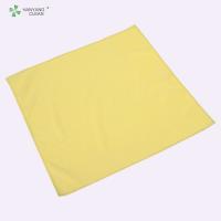 China Laser Cut Edge Microfiber Clean Room Wipes Cloth Towel For Electronics on sale