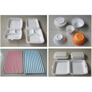 China 60Hz Food Box Machine / EPS Foam Clamshell Take Away Containers Production Line supplier