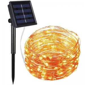 10M String 100 Led,Waterproof  Christmas Light, Led Solar String Light,  Fairy Solar Landscape Light, Garden Outdoor