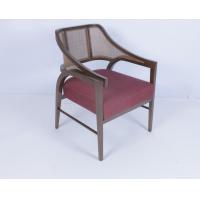 China No Folded Customized Modern High Back Armchair Fabric Wood Frame on sale