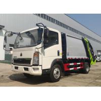 China Truck Trader Commercial Vehicles 8m³ Loading 4×2 Drive Mode HOWO Compressed Garbage Truck 7.5 Meters Long on sale