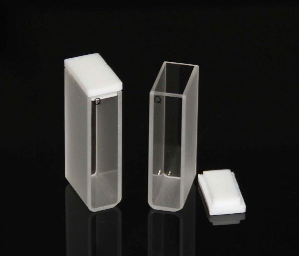 Lab Research UV Quartz Cuvette Round Bottom Corner Light Resistant