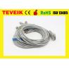 Medical Factory Price of 10 Leadwire Schiller DB 15pin ECG Cable For EKG Machine