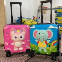 China Discovering Wonderland Innovative Kids' Rolling Luggage 18 Inches For Young Explorers on sale