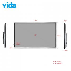 Conference Interactive Whiteboard Digital Touch Panel Android 4K Pen Smart Board