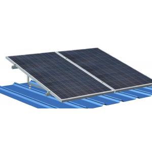 Triangle Photovoltaic Metal Roof Clamps For Solar Panels 60m/S Corrugated