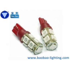 China Lámpara ROJA del tablero de instrumentos de T10 194 9SMD LED supplier
