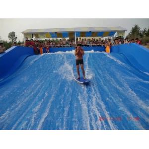 Blue Skateboarding Exciting Surf n Slide Water Park for Fiberglass Aqua Park Equipment