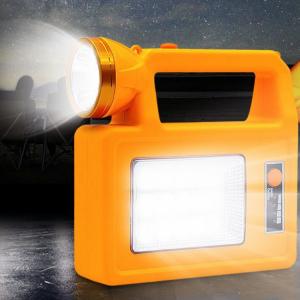China Outdoor Portable Led Solar Emergency Camping Light 3.7v 5000mA ABS Material supplier