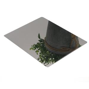 China 1000mm 304 6K 8K Mirror Stainless Steel Sheet For Home Hotel Decorative supplier
