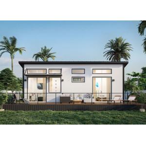 China Single Family Exquisite Light Steel Frame House Design For Seaside Vacation Homes supplier