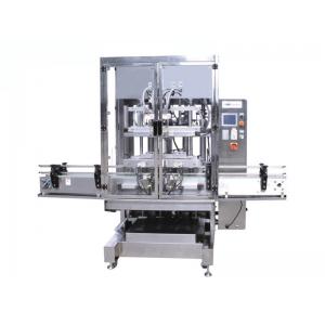 China 500ml Automatic Water Filling Machine , 36BPM Memories Recall Pneumatic Liquid Filling Machine supplier