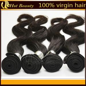 China 100g Natural Black Indian Virgin Hair Extensions 8'' - 32''AAAAA Grade supplier