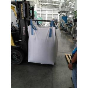 China 2 Tons Dust Proof Bulk PP Woven Big Bag For Construction Concrete Sand supplier