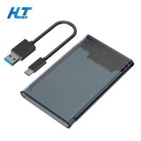 China Adaptador de 2.5 SATA a USB 3.0 con Carcasa Transparente para HDD Tipo-C on sale