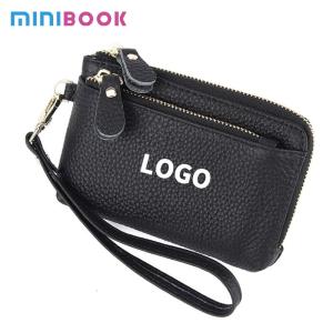 China Availiable Sample Leather Women's Coin Purse with Zipper Closure wholesale