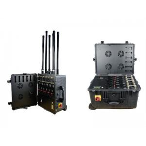 China 8 Antennas Drone Signal Jammer / 2.4 Ghz Frequency Jammer With 2 Hours Inner Battery supplier